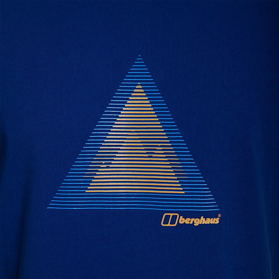 Men's Modern Mountain T-Shirt - Blue