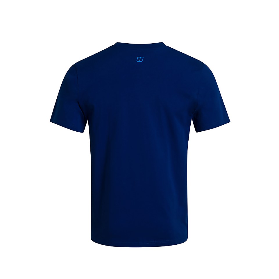 Men's Modern Mountain T-Shirt - Blue