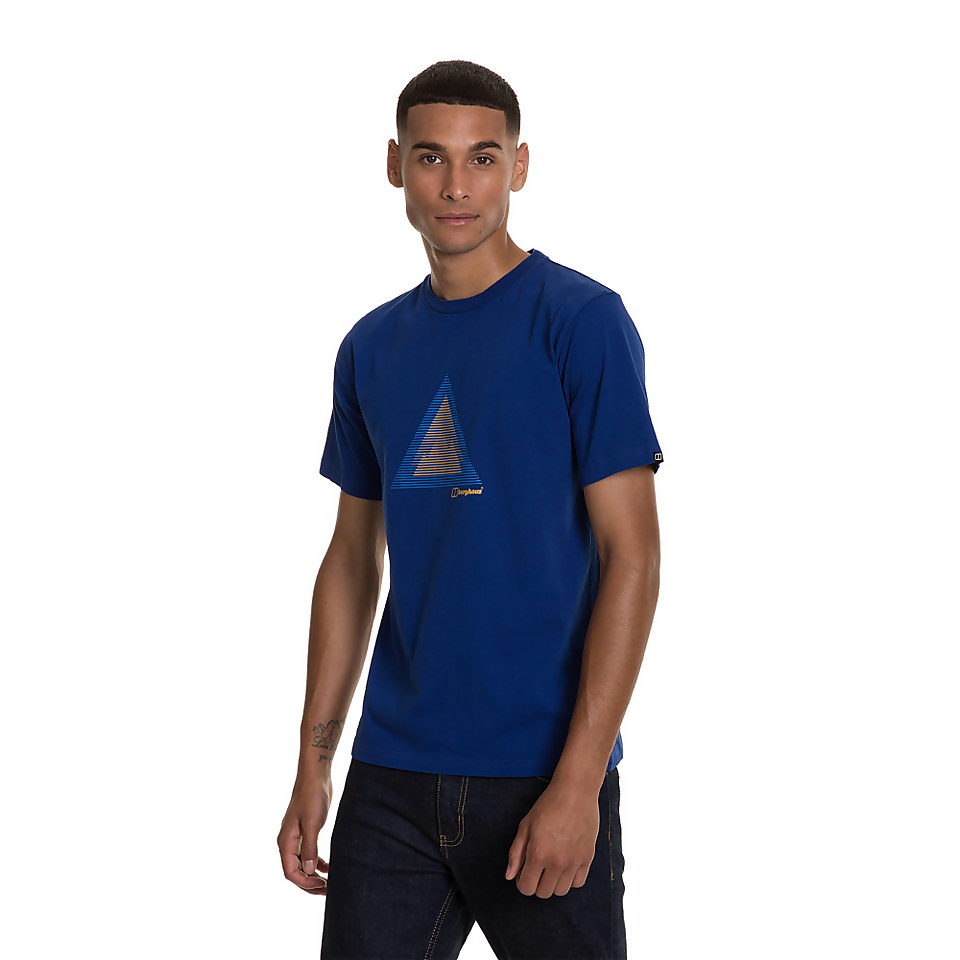 Men's Modern Mountain T-Shirt - Blue
