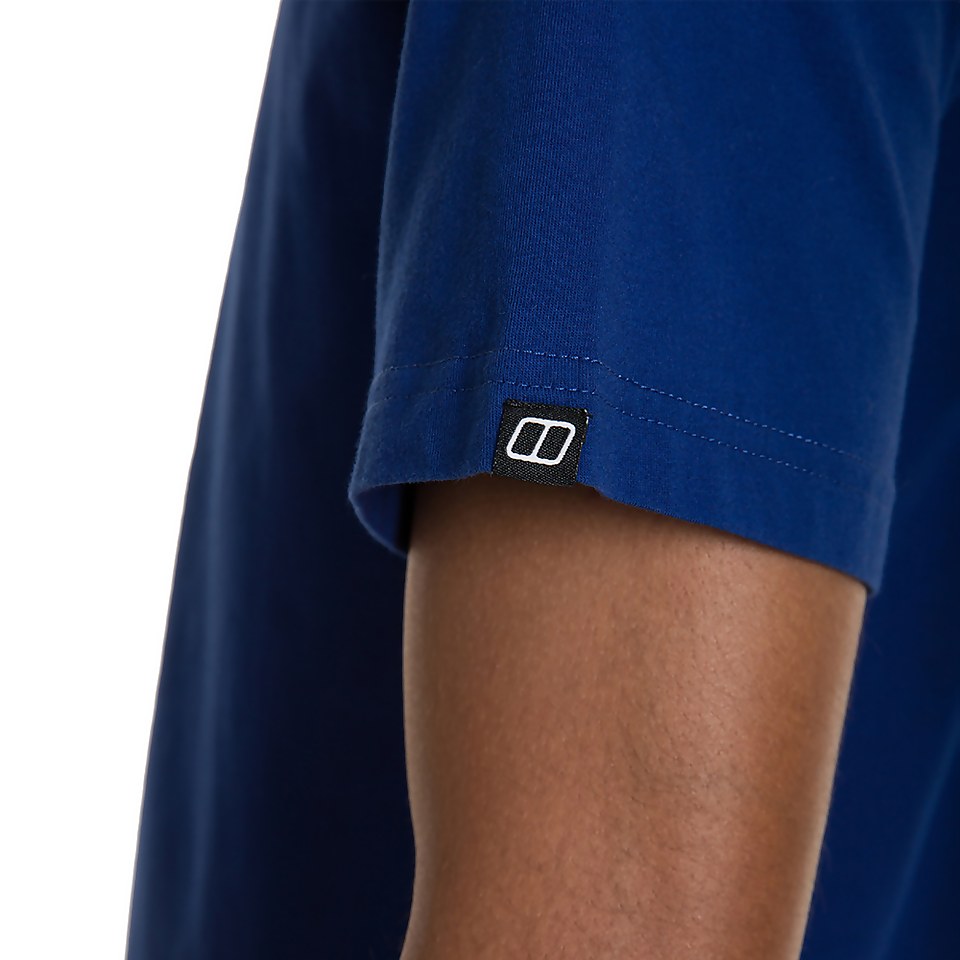 Men's Modern Mountain T-Shirt - Blue
