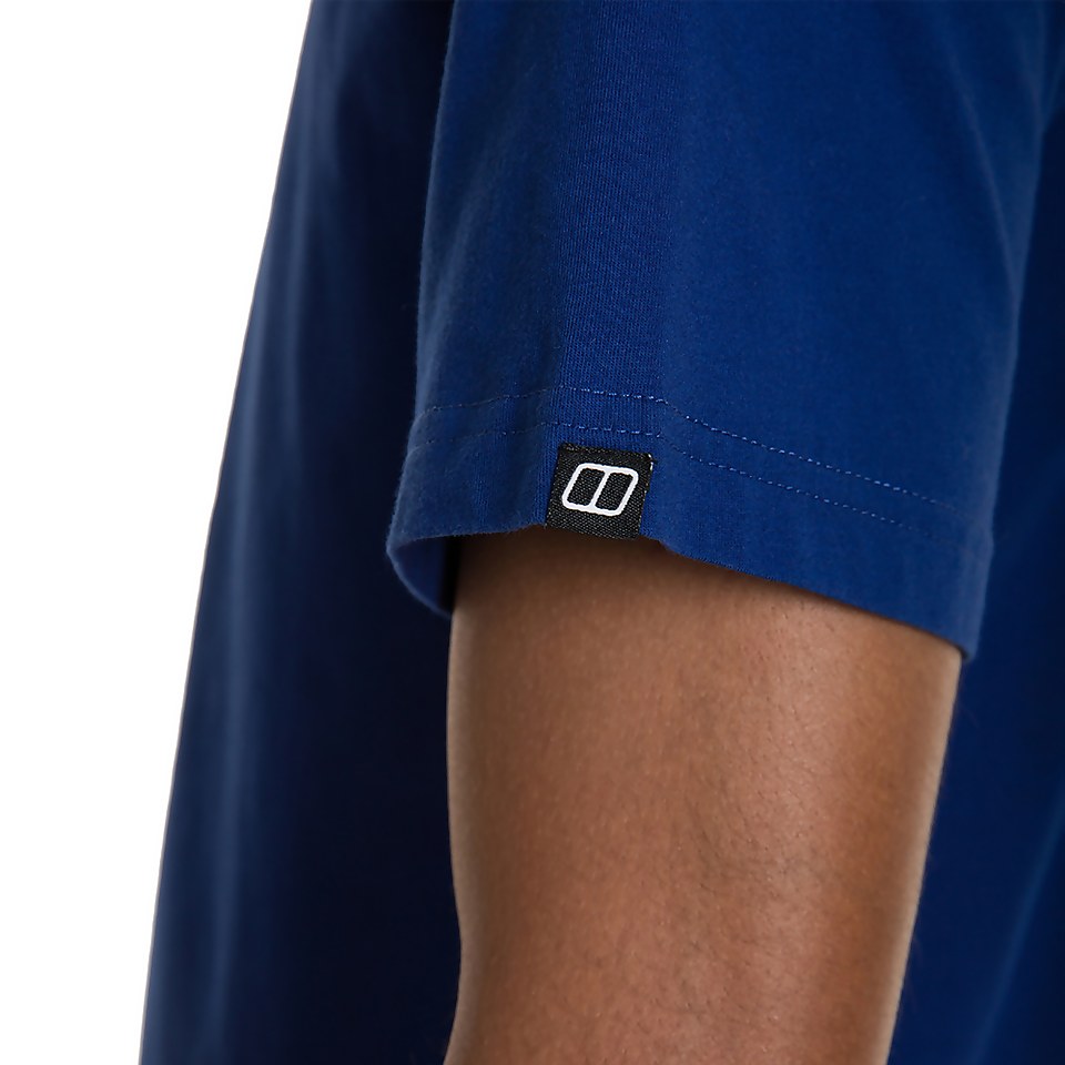 Men's Modern Mountain T-Shirt - Blue