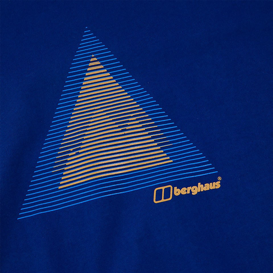 Men's Modern Mountain T-Shirt - Blue