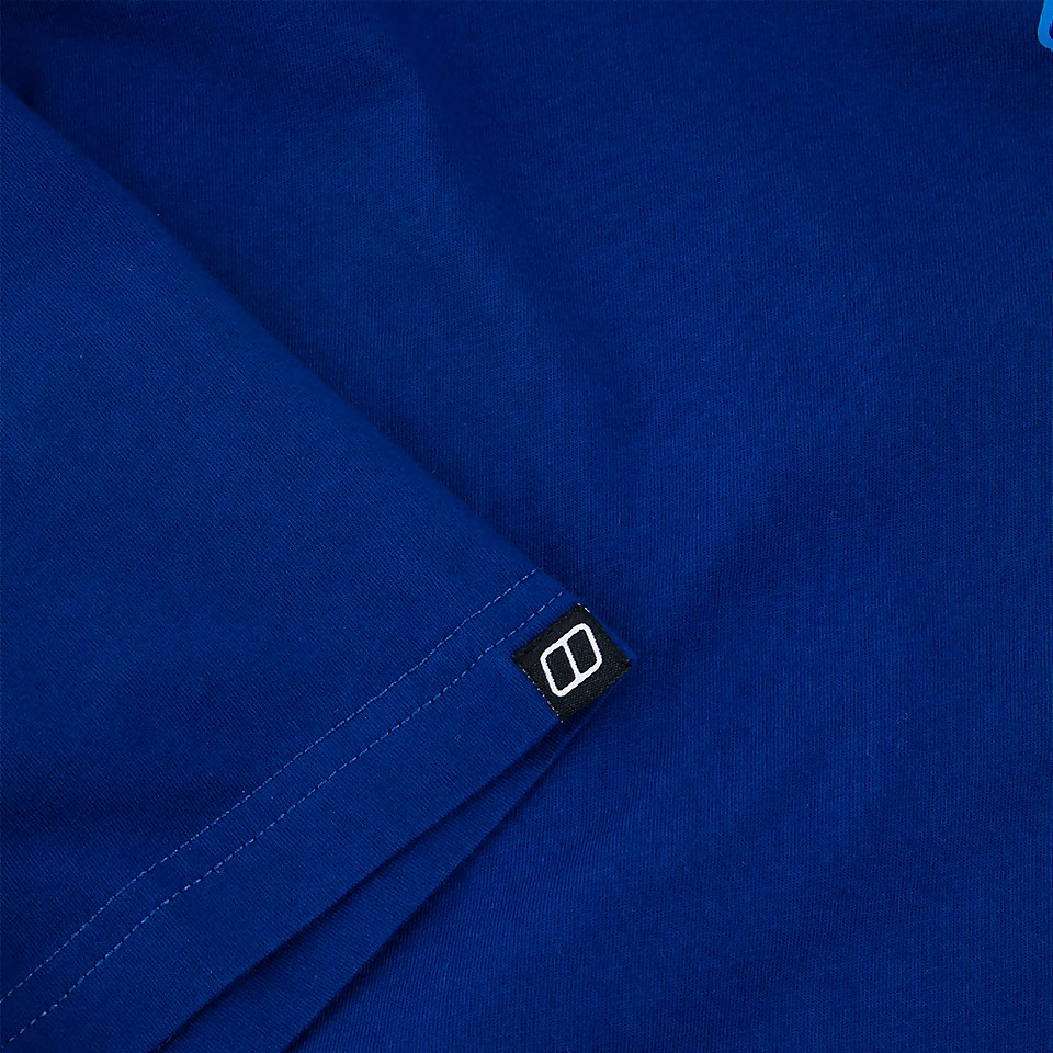 Men's Modern Mountain T-Shirt - Blue