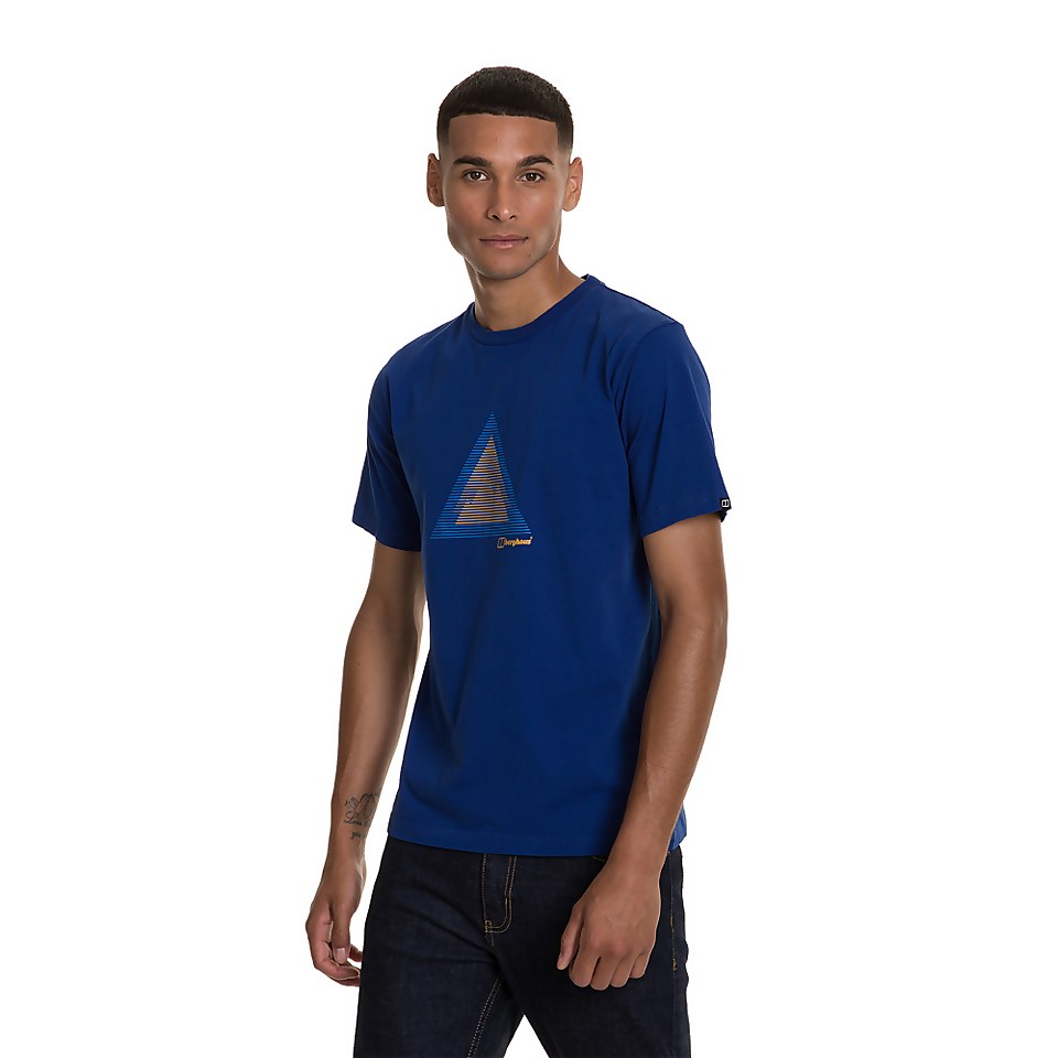 Men's Modern Mountain T-Shirt - Blue