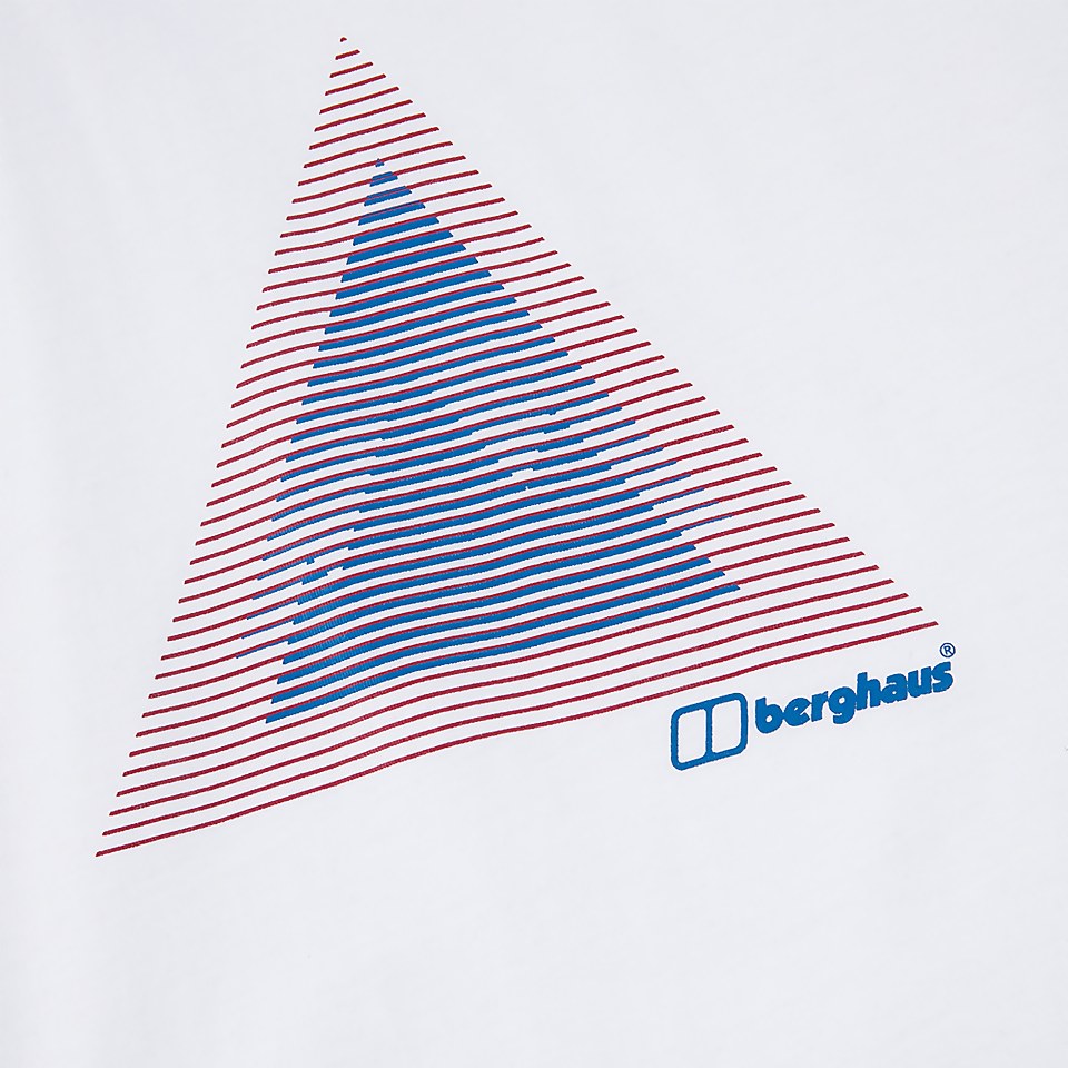 Men's Modern Mountain T-Shirt - White
