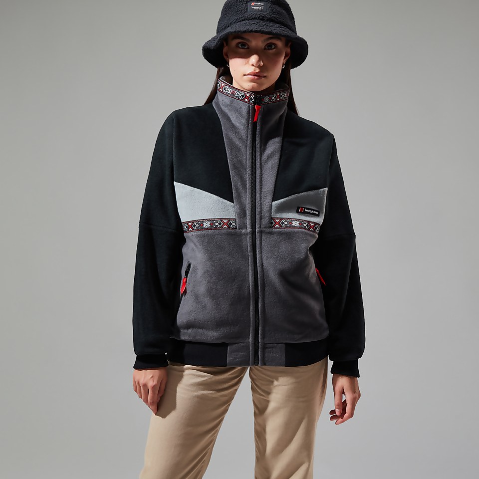 Unisex Tramantana 91 Fleece Jacket - Black/Grey
