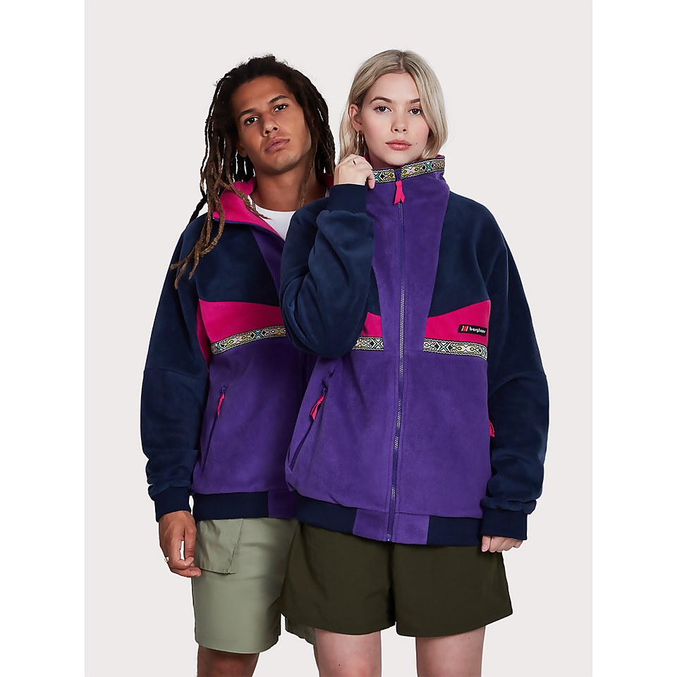 Unisex Tramantana 91 Fleece Jacket - Purple / Blue