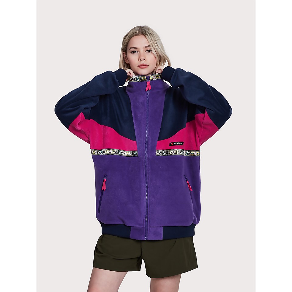 Unisex Tramantana 91 Fleece Jacket - Purple / Blue