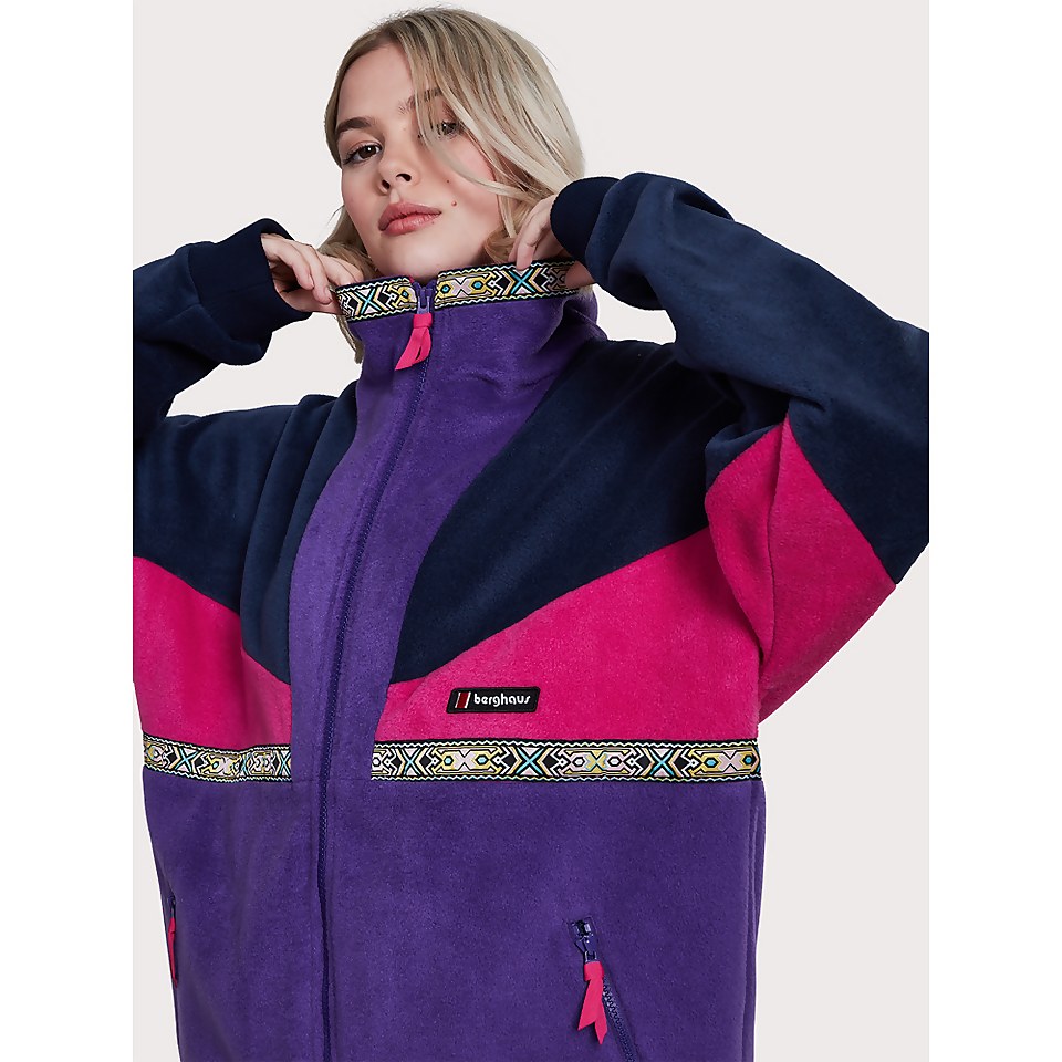 Unisex Tramantana 91 Fleece Jacket - Purple / Blue