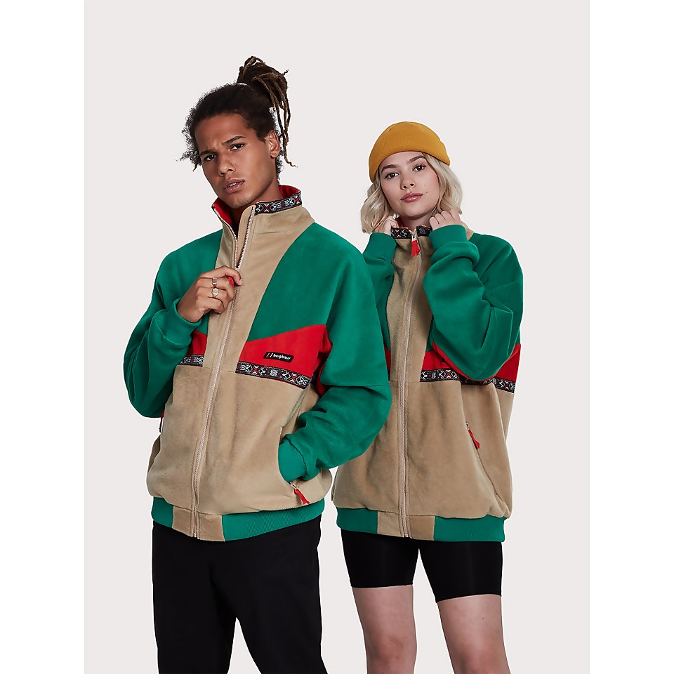 Unisex Tramantana 91 Fleece Jacket - Natural / Grey