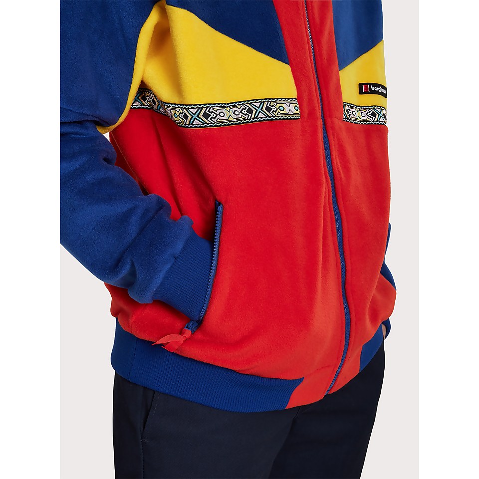 Unisex Tramantana 91 Fleece Jacket - Red / blue