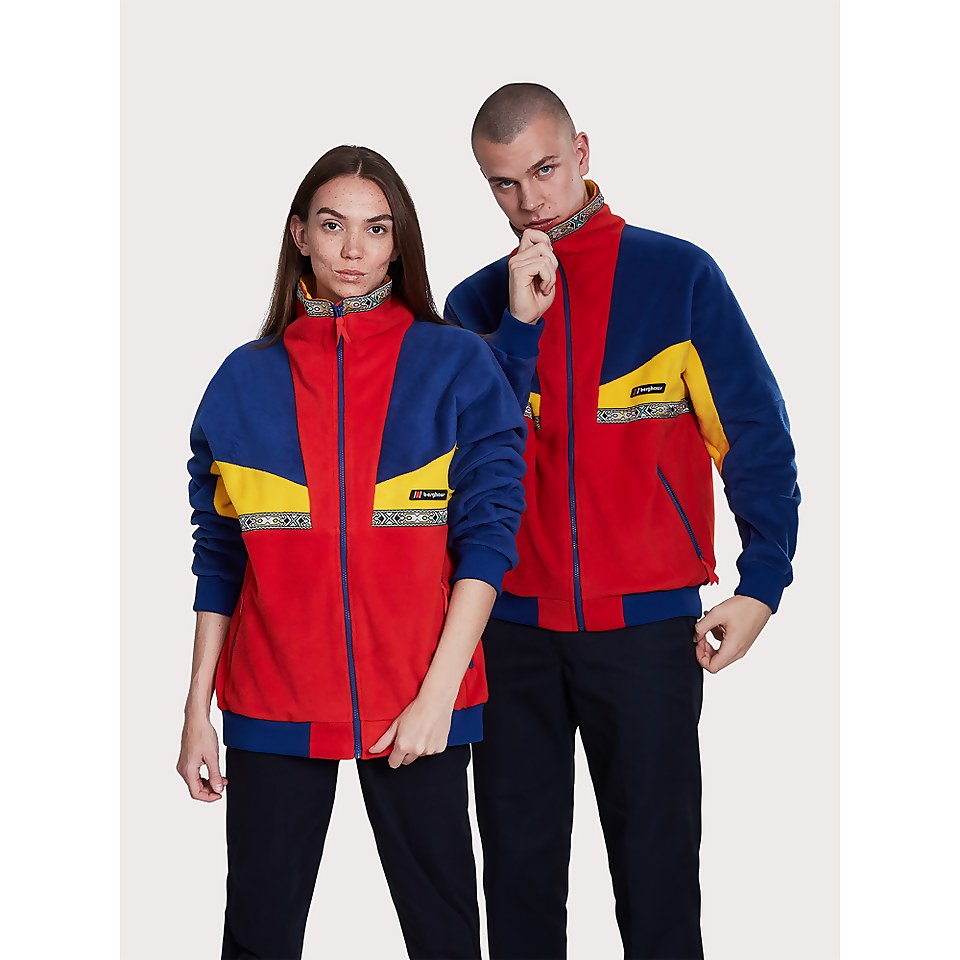 Unisex Tramantana 91 Fleece Jacket - Red / blue