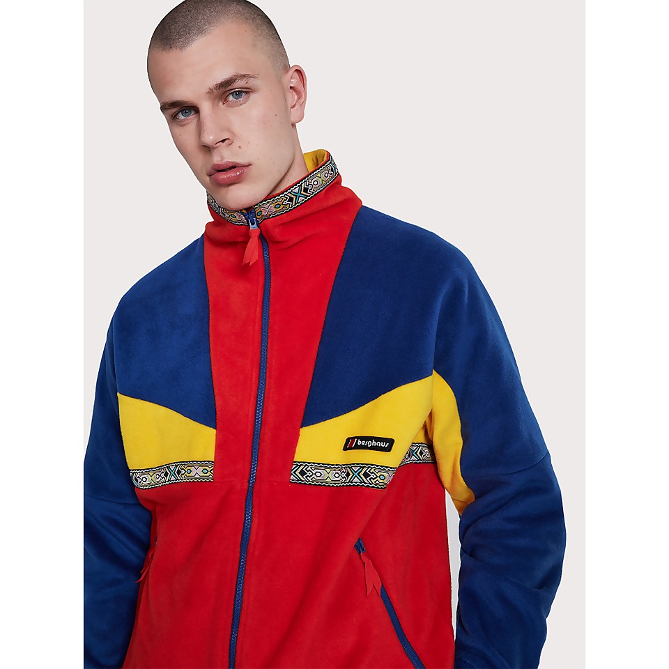 Unisex Tramantana 91 Fleece Jacket - Red / blue