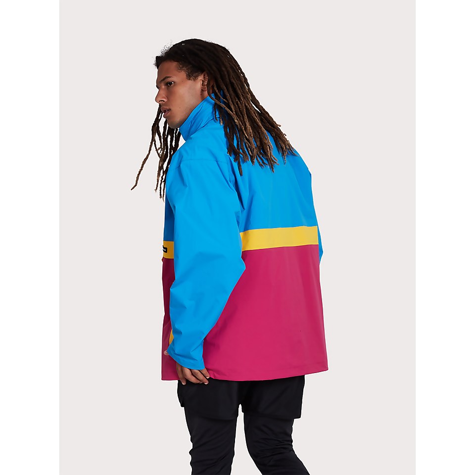 Unisex Ski Smock 86 Half Zip - Blue / Red