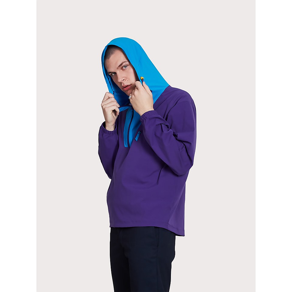 Unisex Wind Shirt 90 Jacket - Purple / Blue