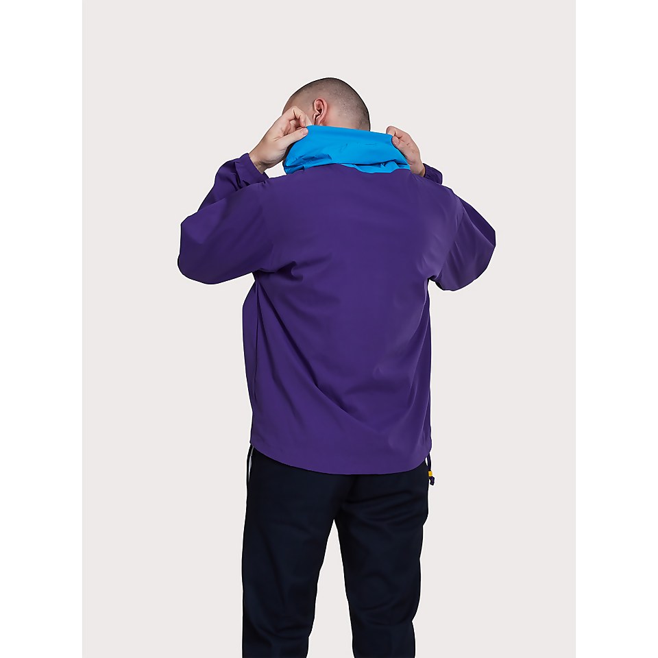 Unisex Wind Shirt 90 Jacket - Purple / Blue