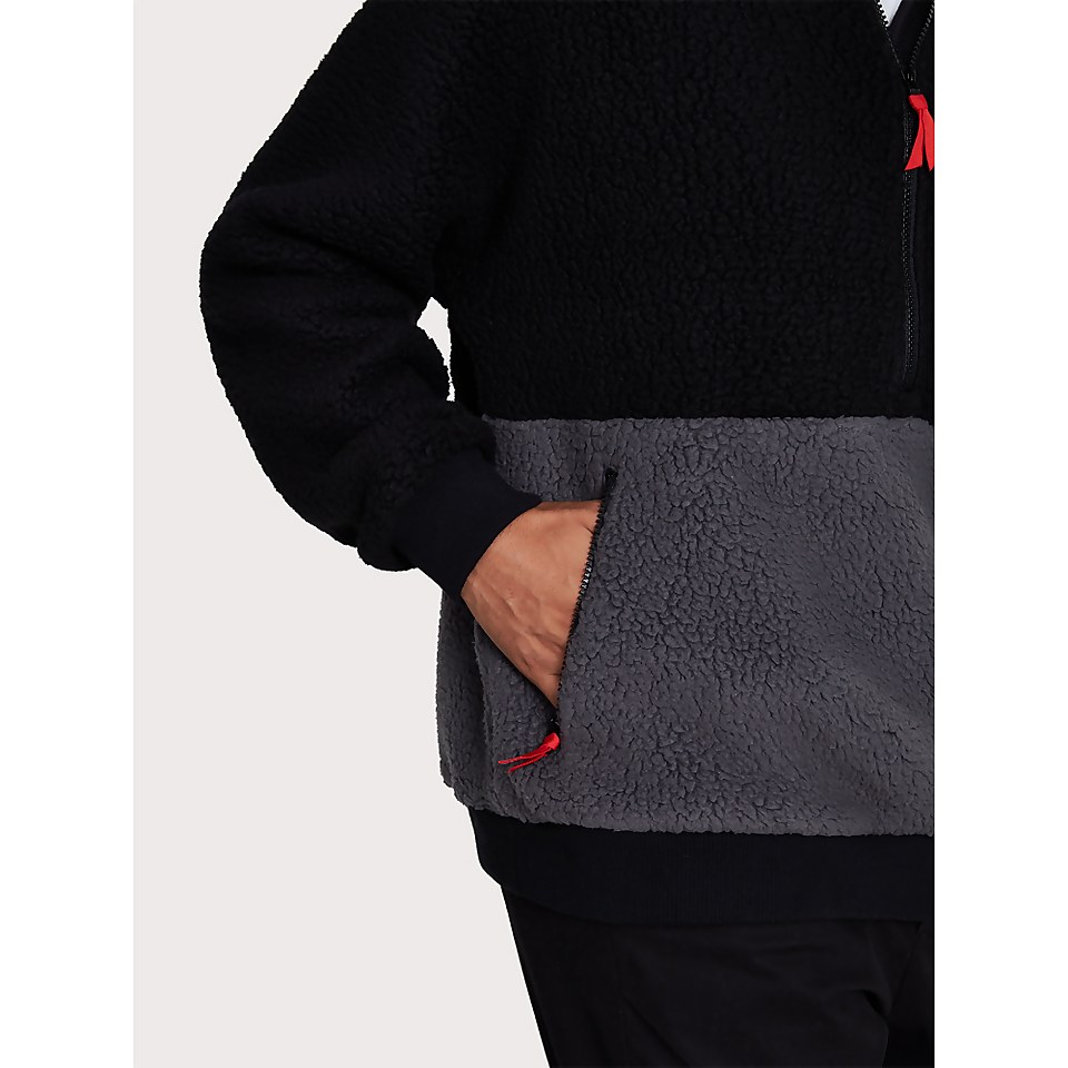 Unisex Polar 90 Fleece Half Zip - Black