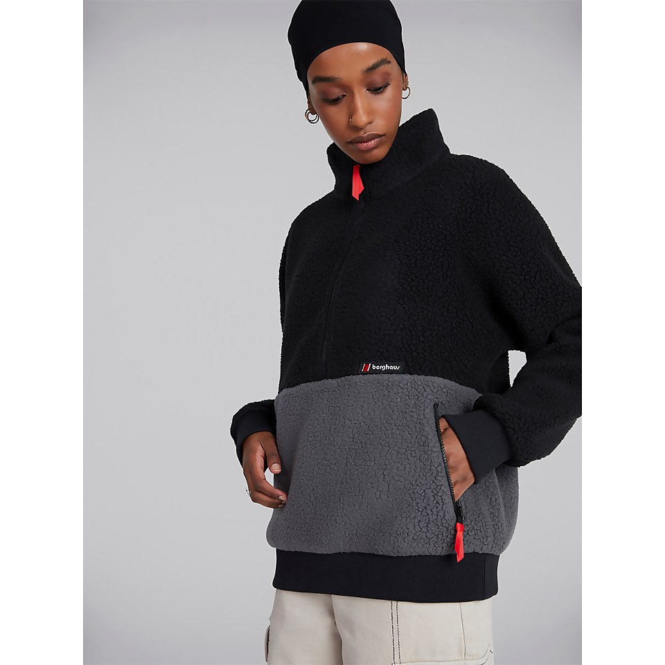 Unisex Polar 90 Fleece Half Zip - Black