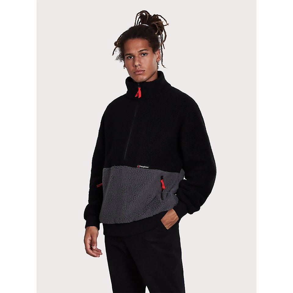 Unisex Polar 90 Fleece Half Zip - Black