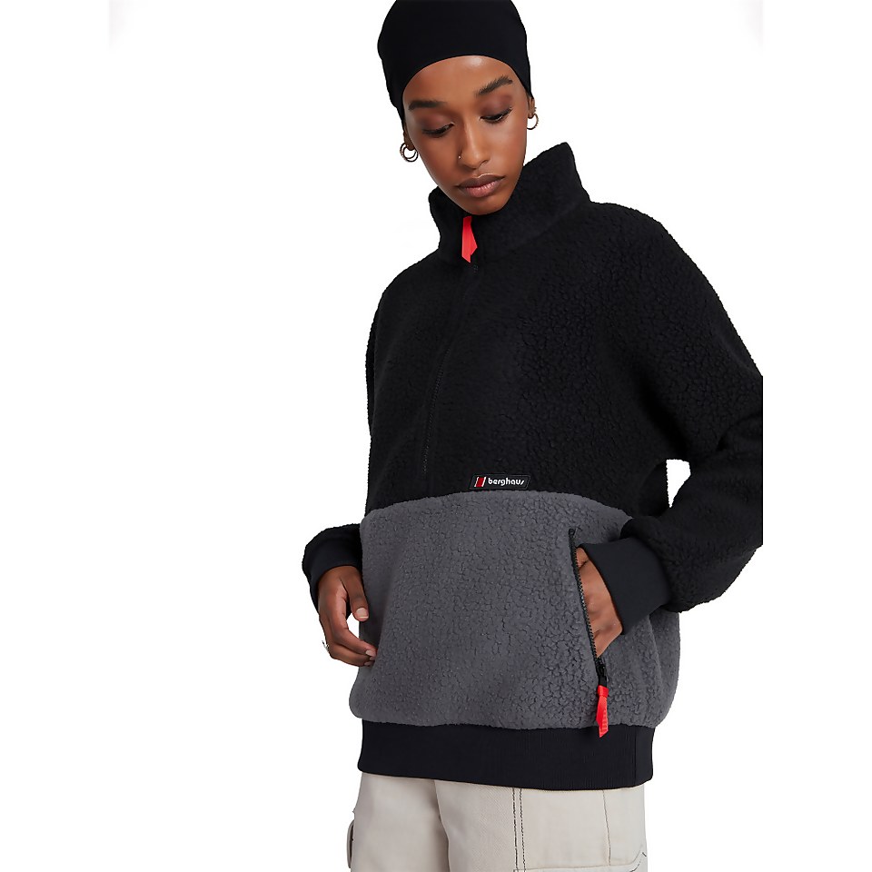 Unisex Polar 90 Fleece Half Zip - Black