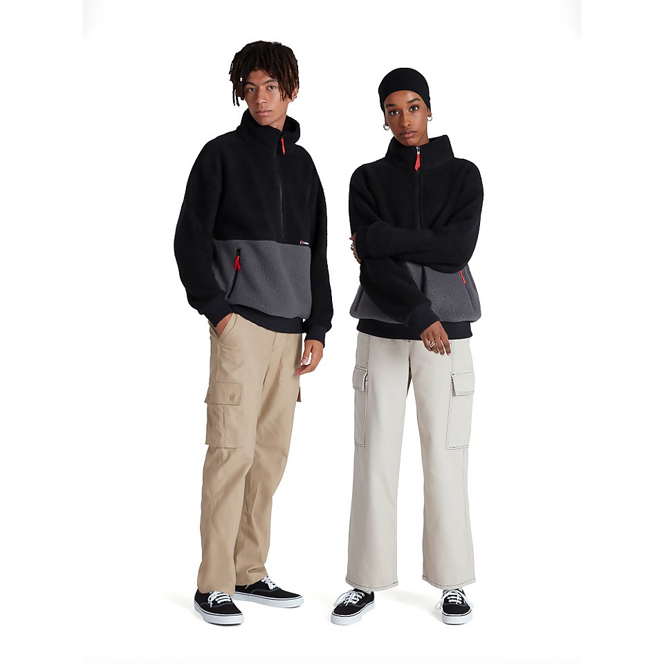 Unisex Polar 90 Fleece Half Zip - Black
