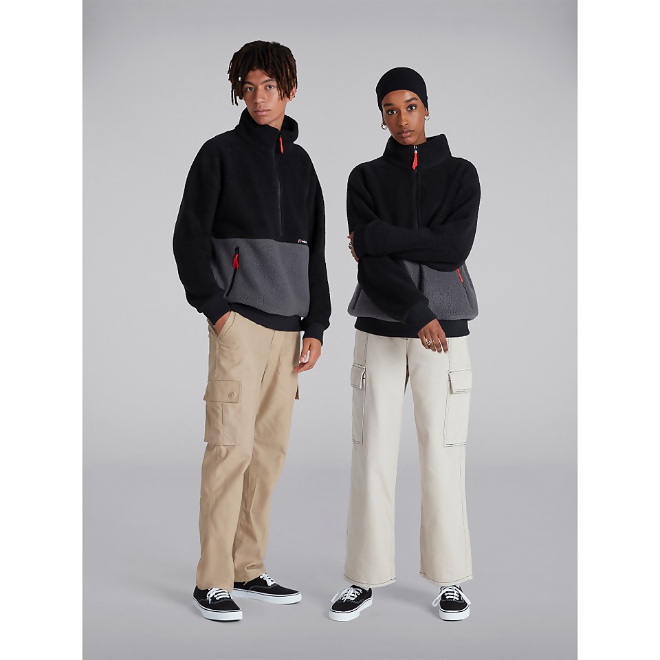 Unisex Polar 90 Fleece Half Zip - Black