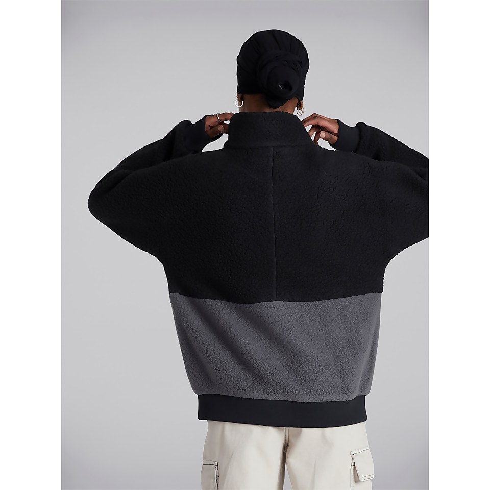 Unisex Polar 90 Fleece Half Zip - Black