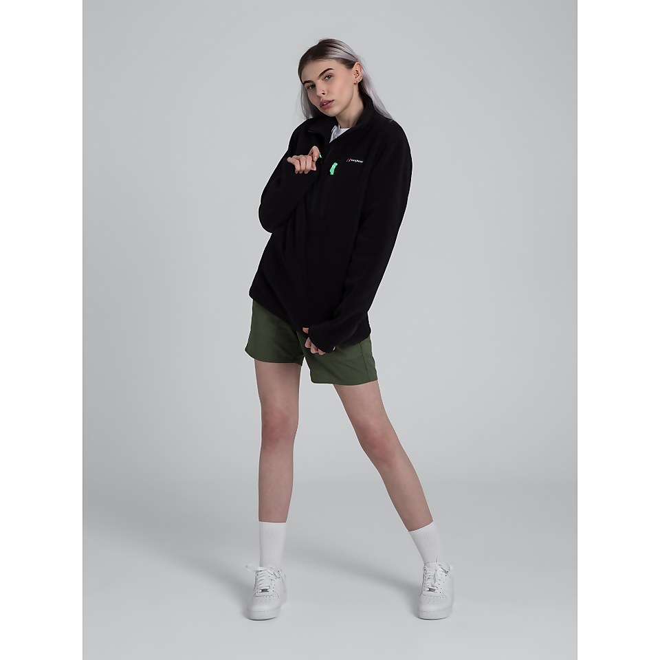 Unisex Prism Half Zip Fleece - Black