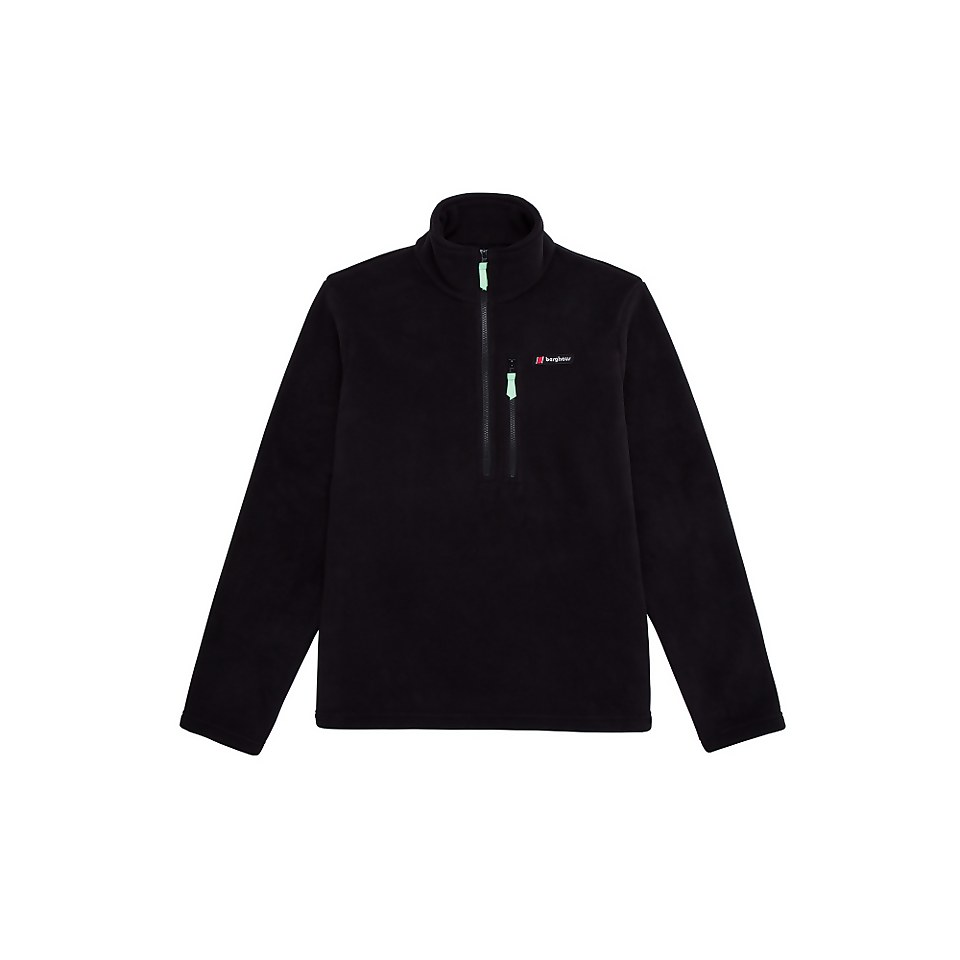 Unisex Prism Half Zip Fleece - Black