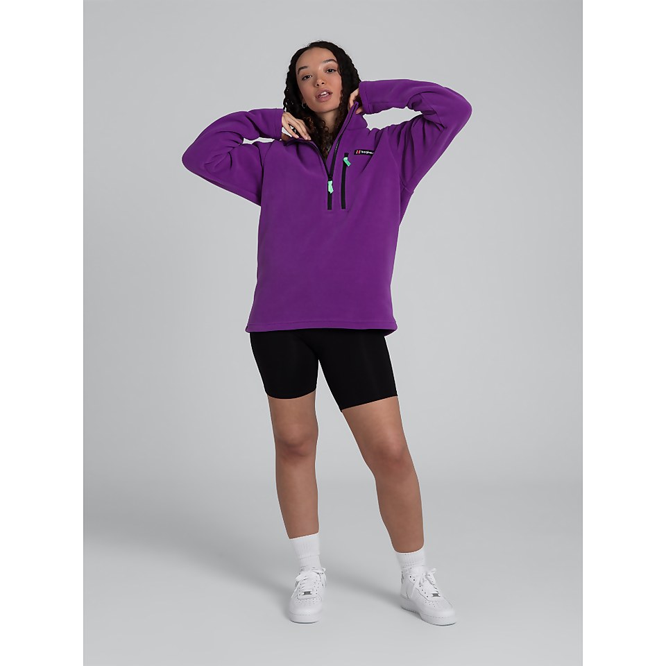 Unisex Prism Half Zip Fleece - Purple Magic
