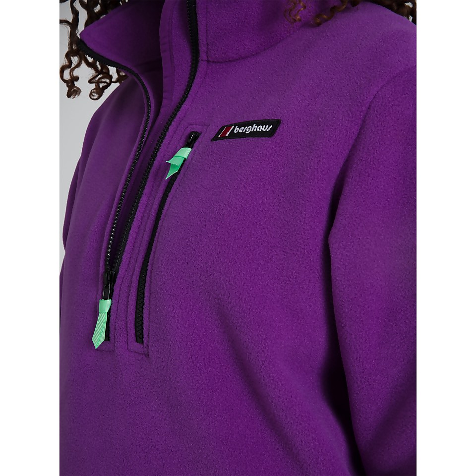 Unisex Prism Half Zip Fleece - Purple Magic