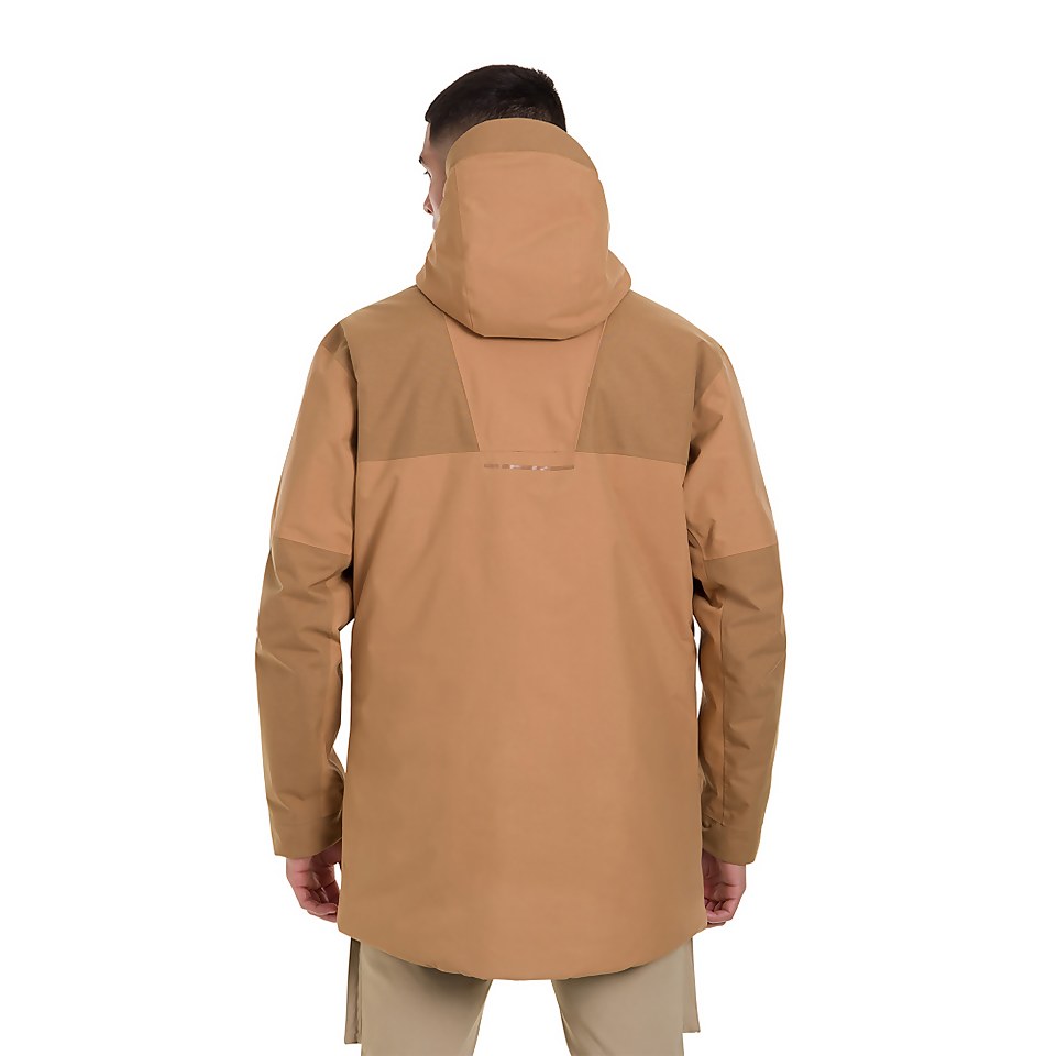 Men's Breccan Parka Jacket - Natural/Yellow