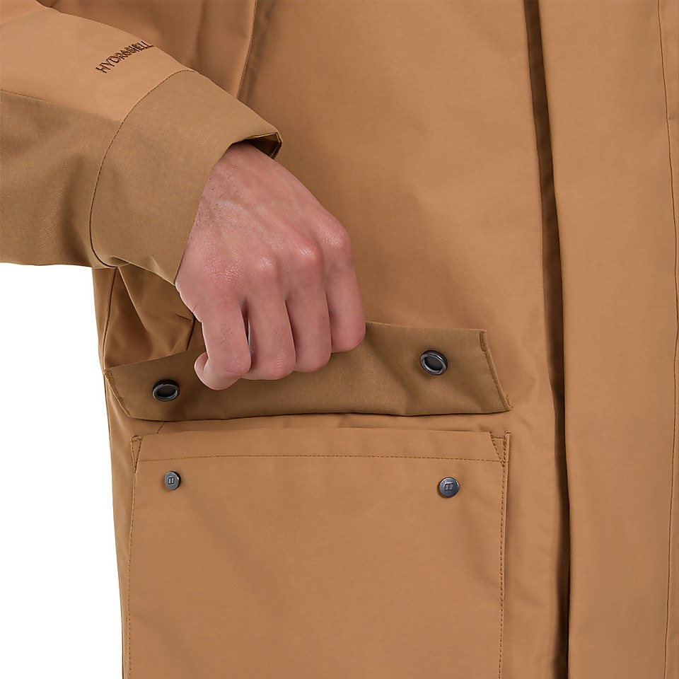 Men's Breccan Parka Jacket - Natural/Yellow
