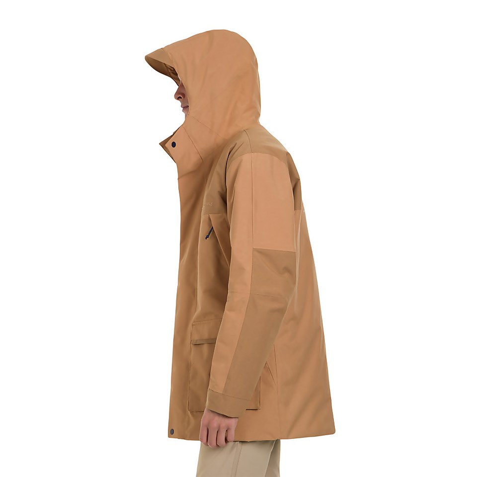 Men's Breccan Parka Jacket - Natural/Yellow