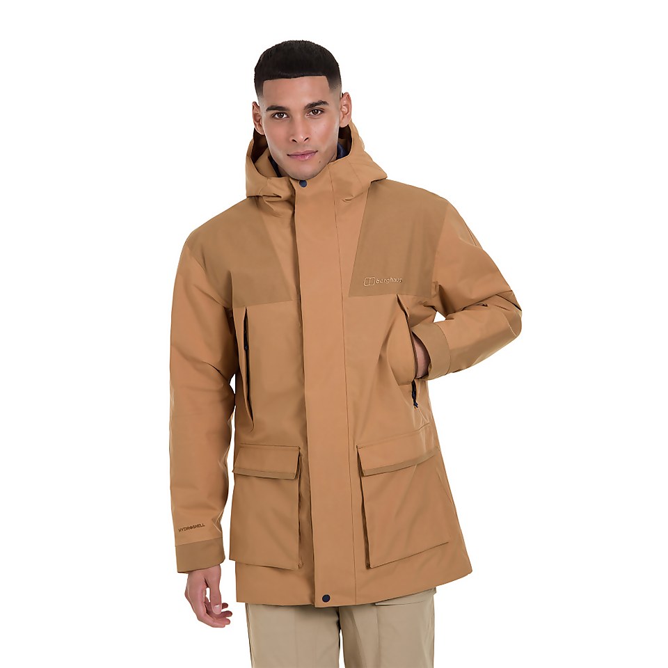 Men's Breccan Parka Jacket - Natural/Yellow