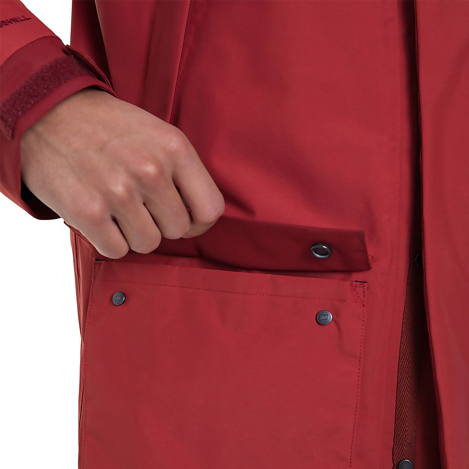 BERGHAUS BRECCAN PARKA SHELL JKT AM DKRED/DKRE