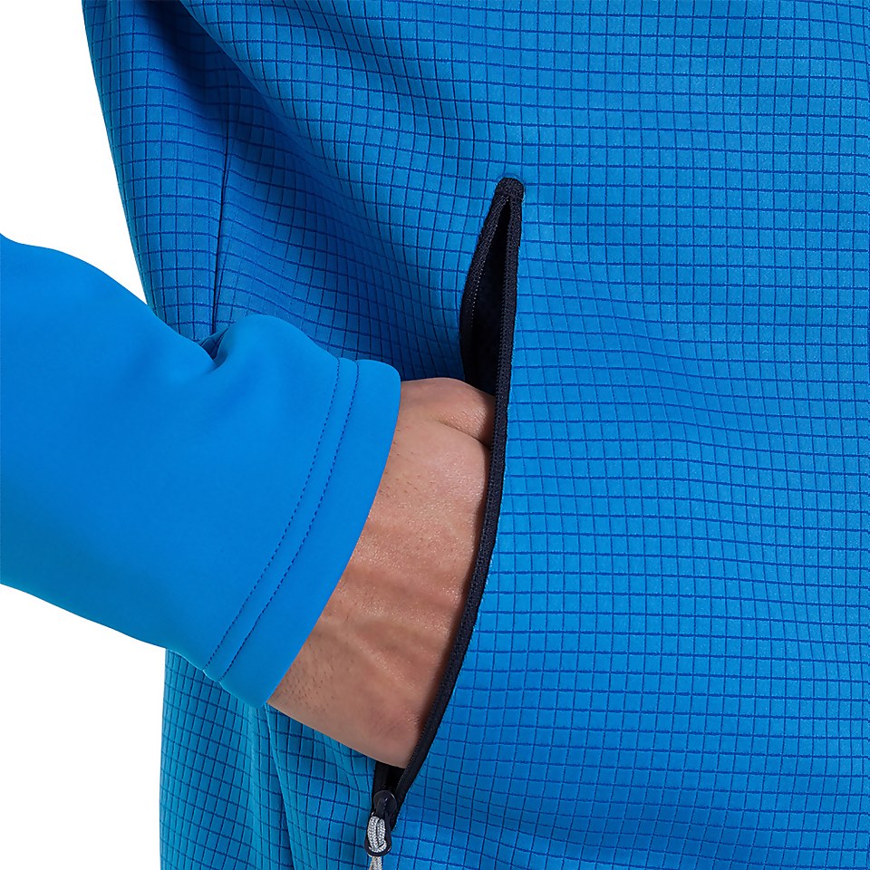 Men's Sidley Hooded Fleece Jacket - Blue