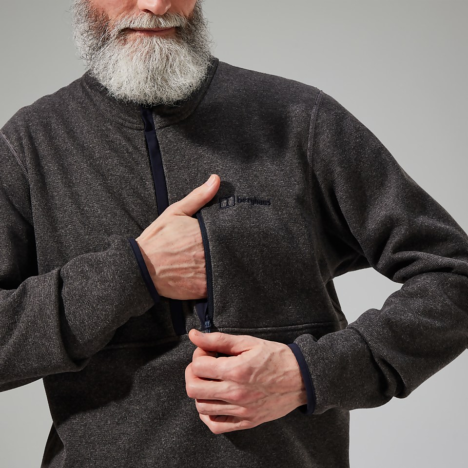 Carnell Half Zip Fleece für Herren - Grau