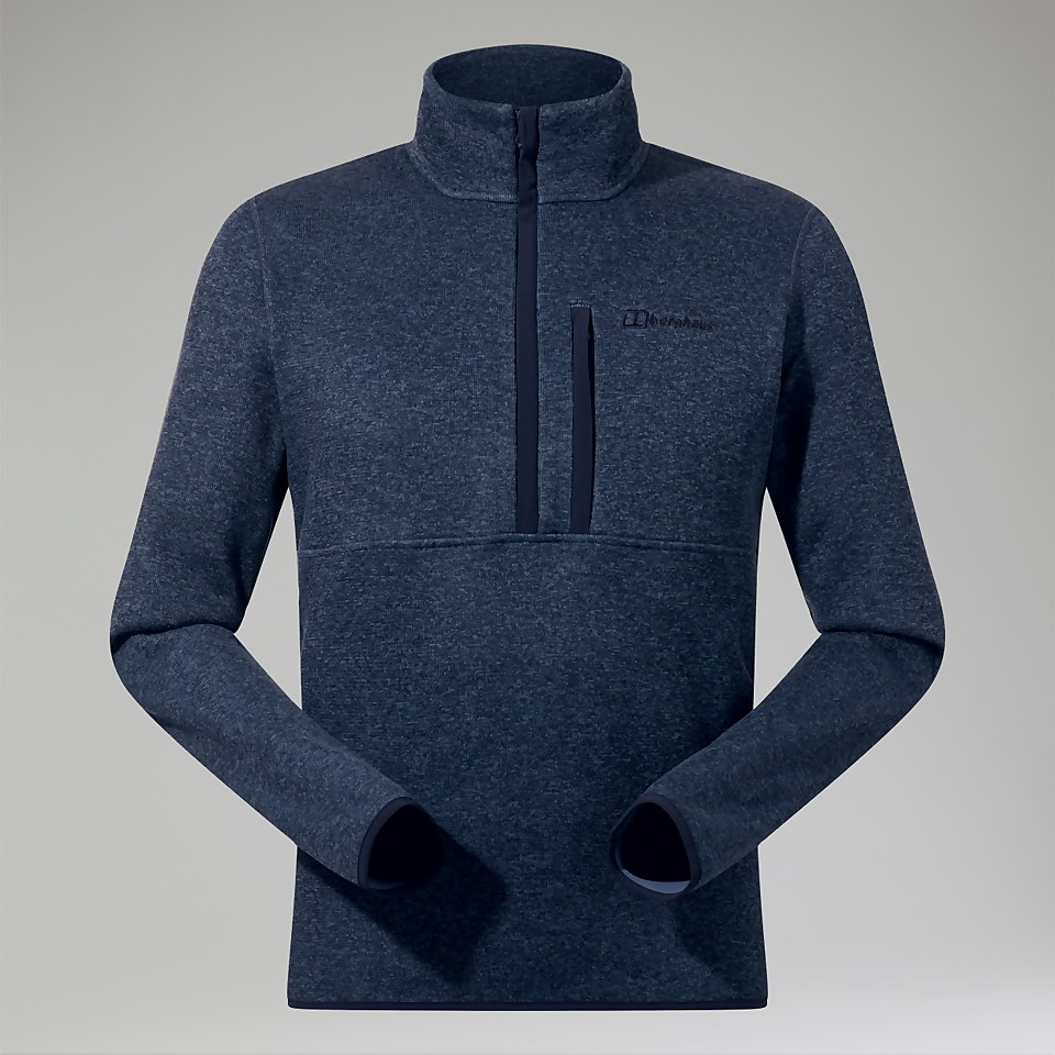 Men's Carnell Half Zip Fleece - Dark Green