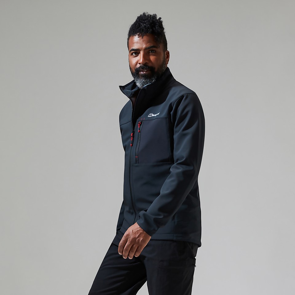 Ghlas 2.0 Softshell Jacken für Herren - Schwarz