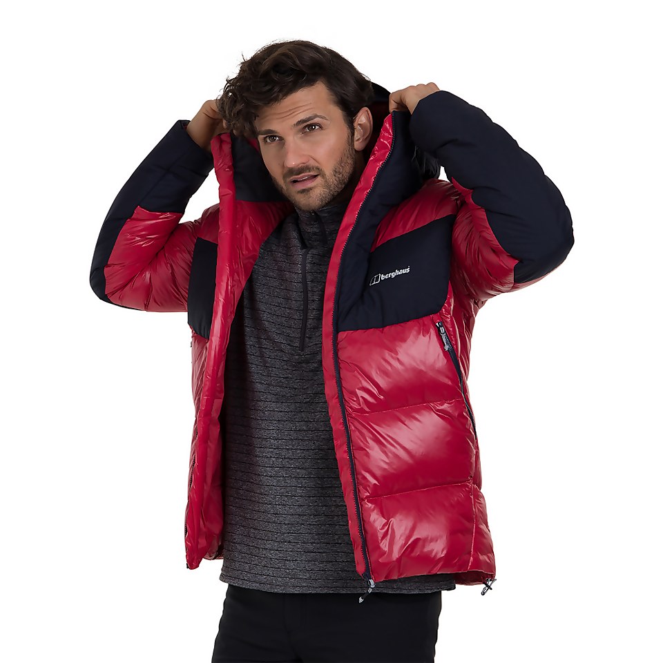 BERGHAUS ARKOS REFLECT DWN JKT AM RED/DKBLU