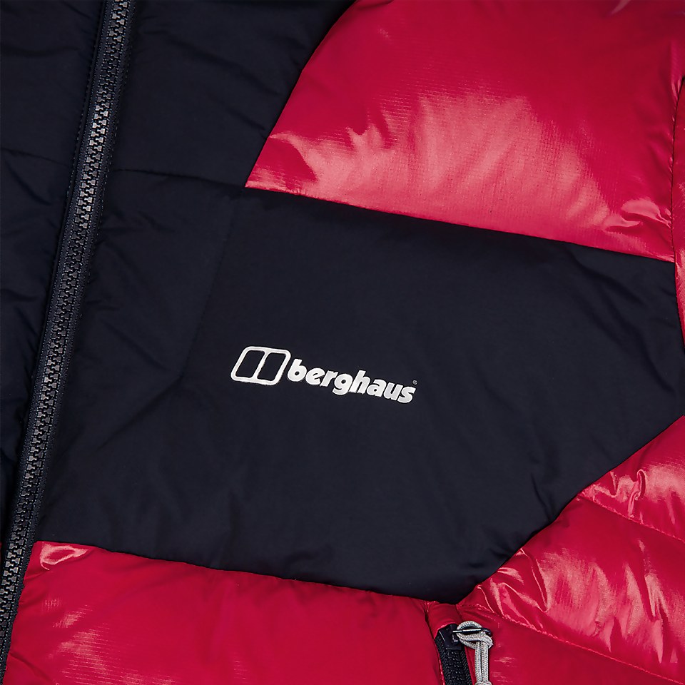 BERGHAUS ARKOS REFLECT DWN JKT AM RED/DKBLU