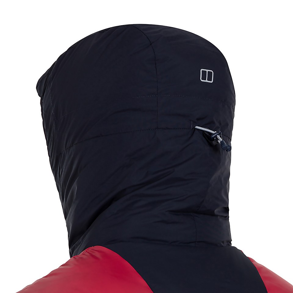BERGHAUS ARKOS REFLECT DWN JKT AM RED/DKBLU