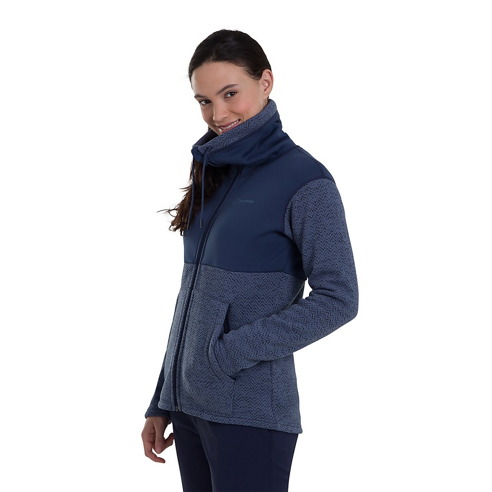 Women's Colca Fleece Jacket - Grey / Blue