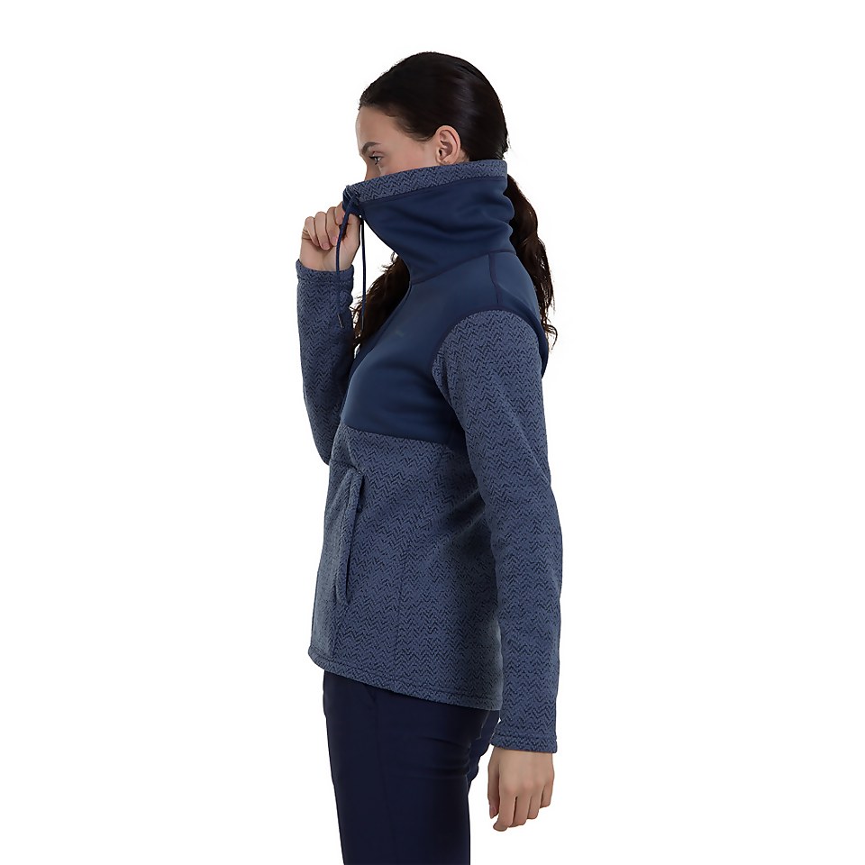 Women's Colca Fleece Jacket - Grey / Blue