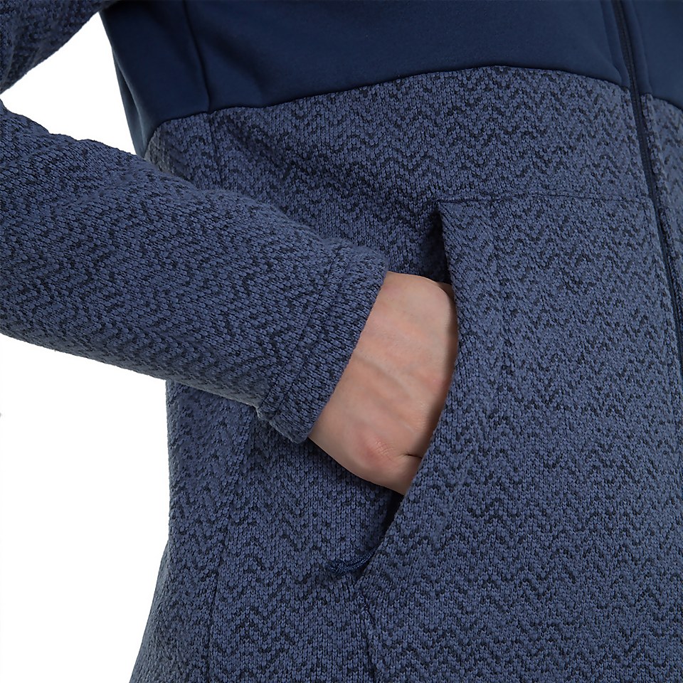 Women's Colca Fleece Jacket - Grey / Blue