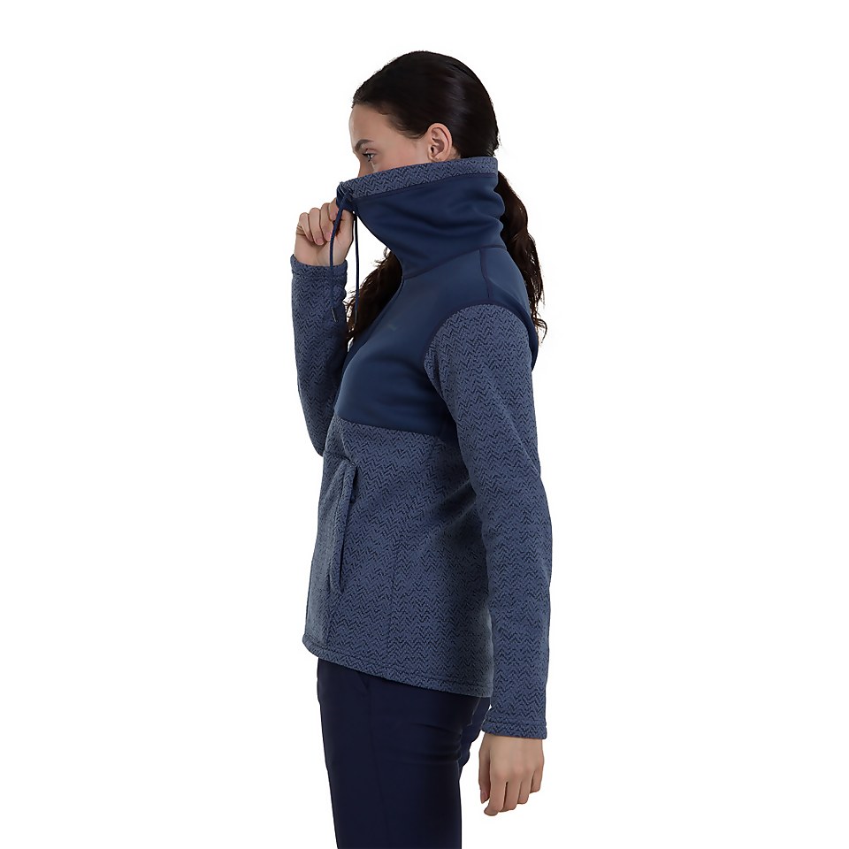 Women's Colca Fleece Jacket - Grey / Blue