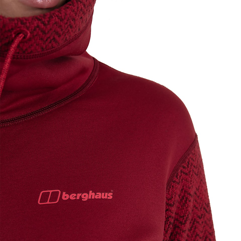 Women's Colca Fleece Jacket - Black / Red