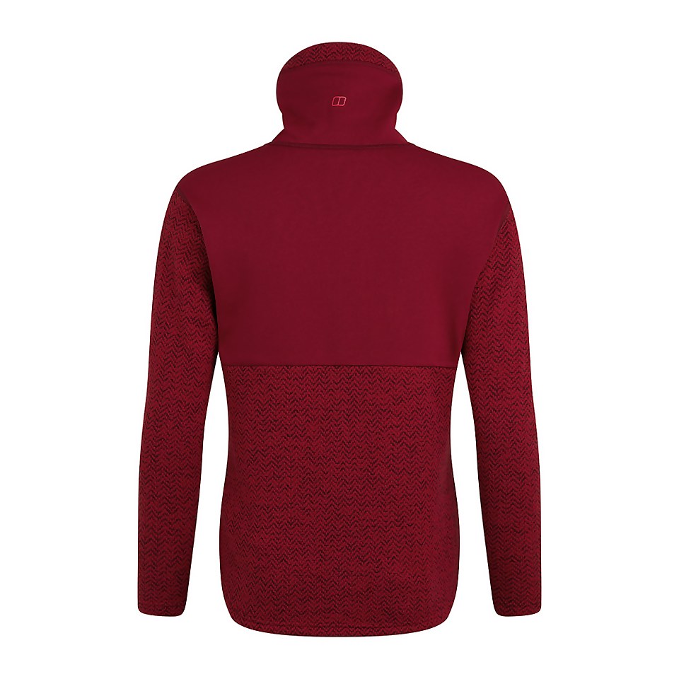 Women's Colca Fleece Jacket - Black / Red