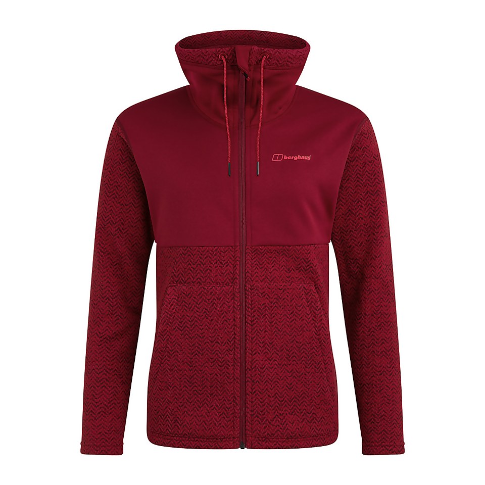 Women's Colca Fleece Jacket - Black / Red